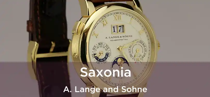  Saxonia A. Lange and Sohne